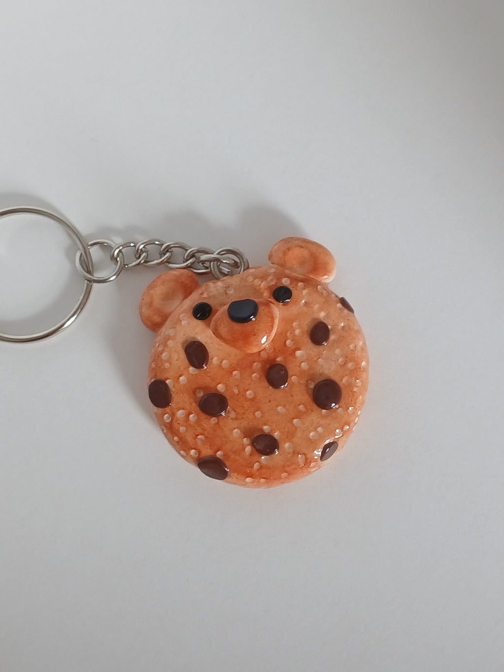 Bear cookie keychain