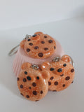 Bear cookie keychain