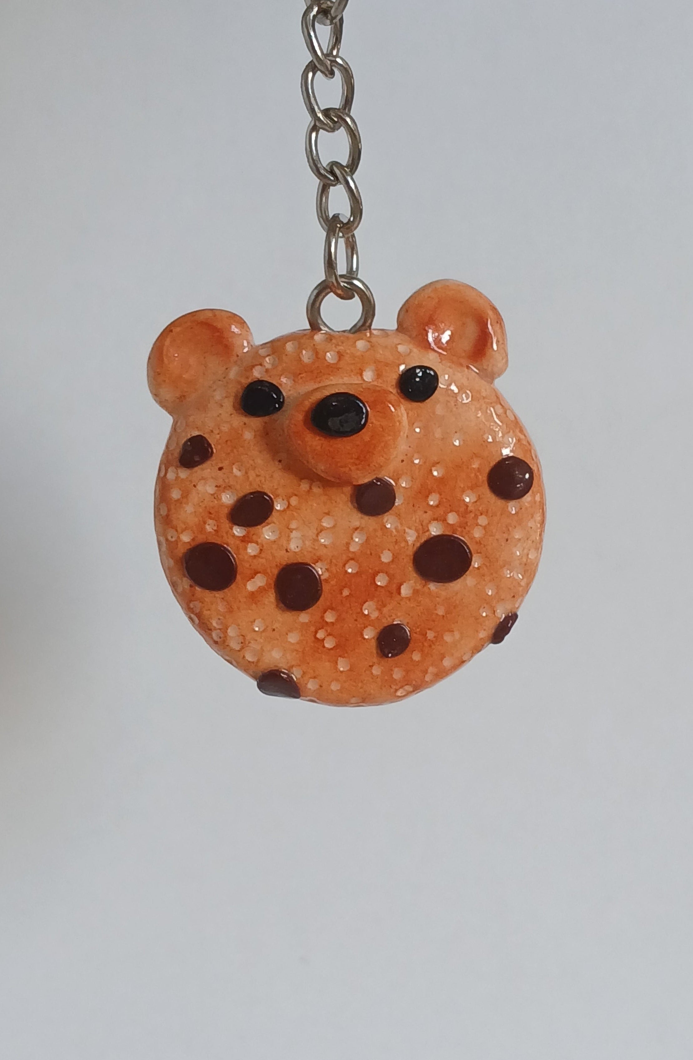 Bear cookie keychain