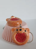 Bear tart keychain