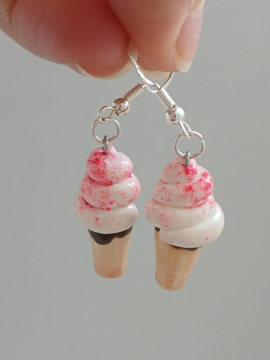 Ice cream earrings