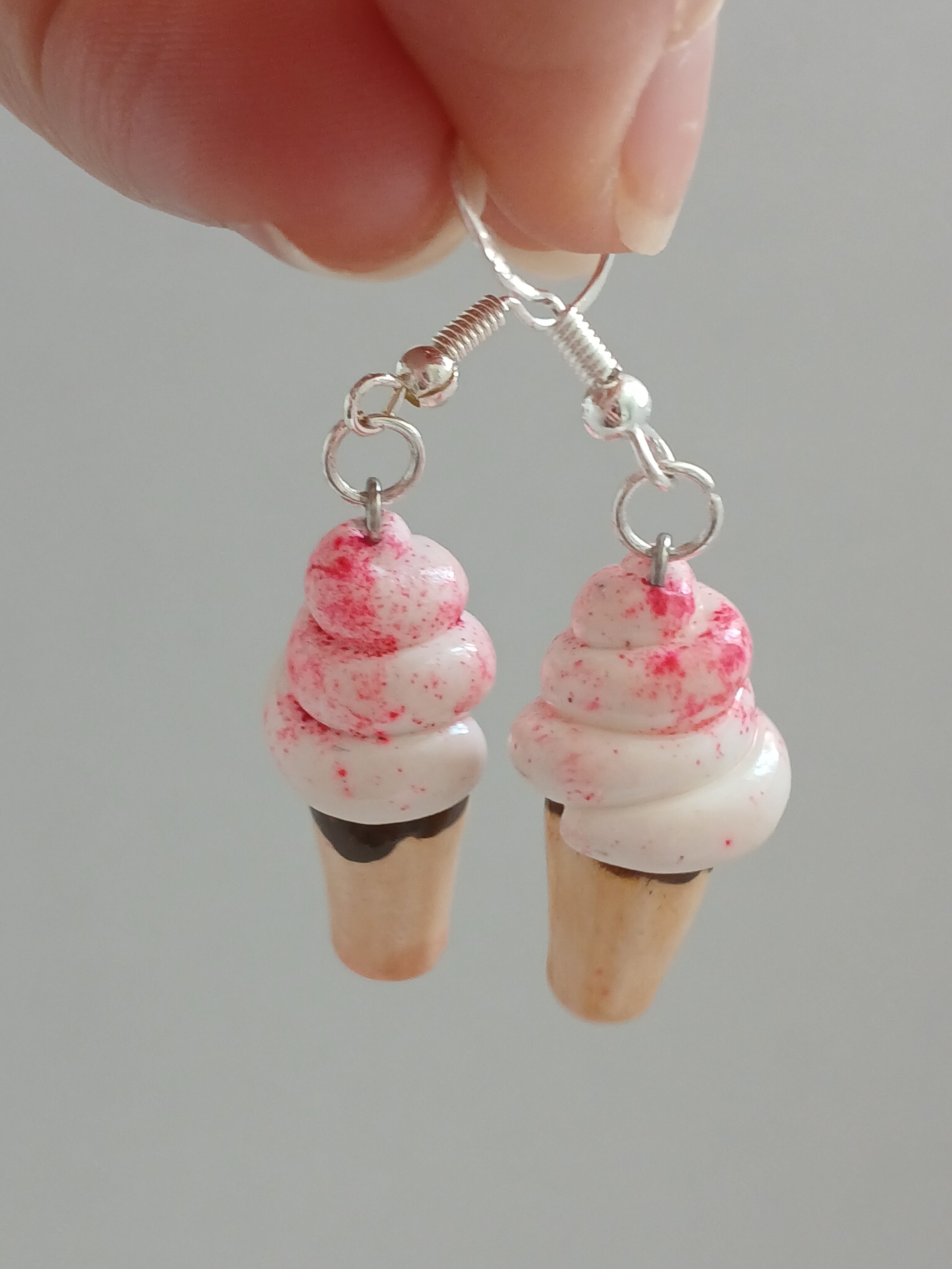 Ice cream earrings