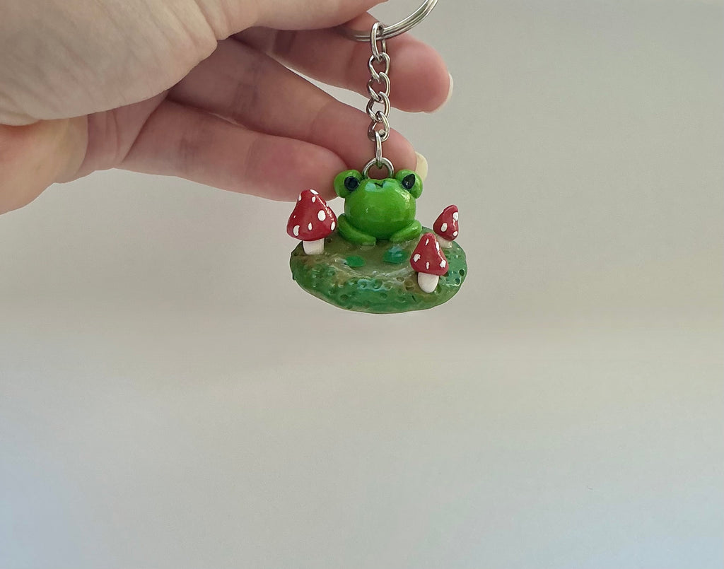 Frog keychain