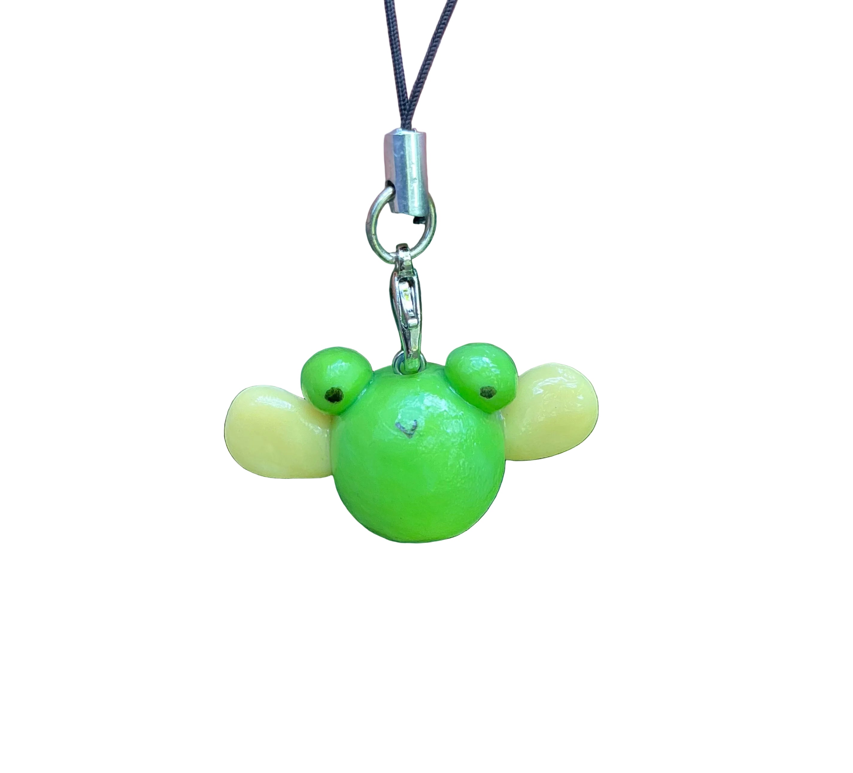 Frog worry stone and keychain